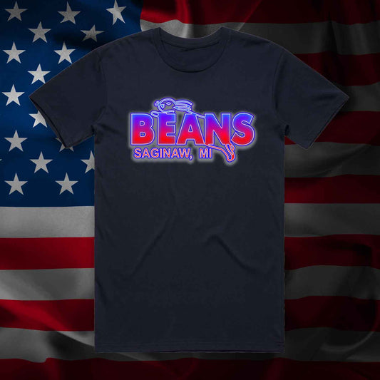 BEANS 4th OF JULY TEE - NAVY
