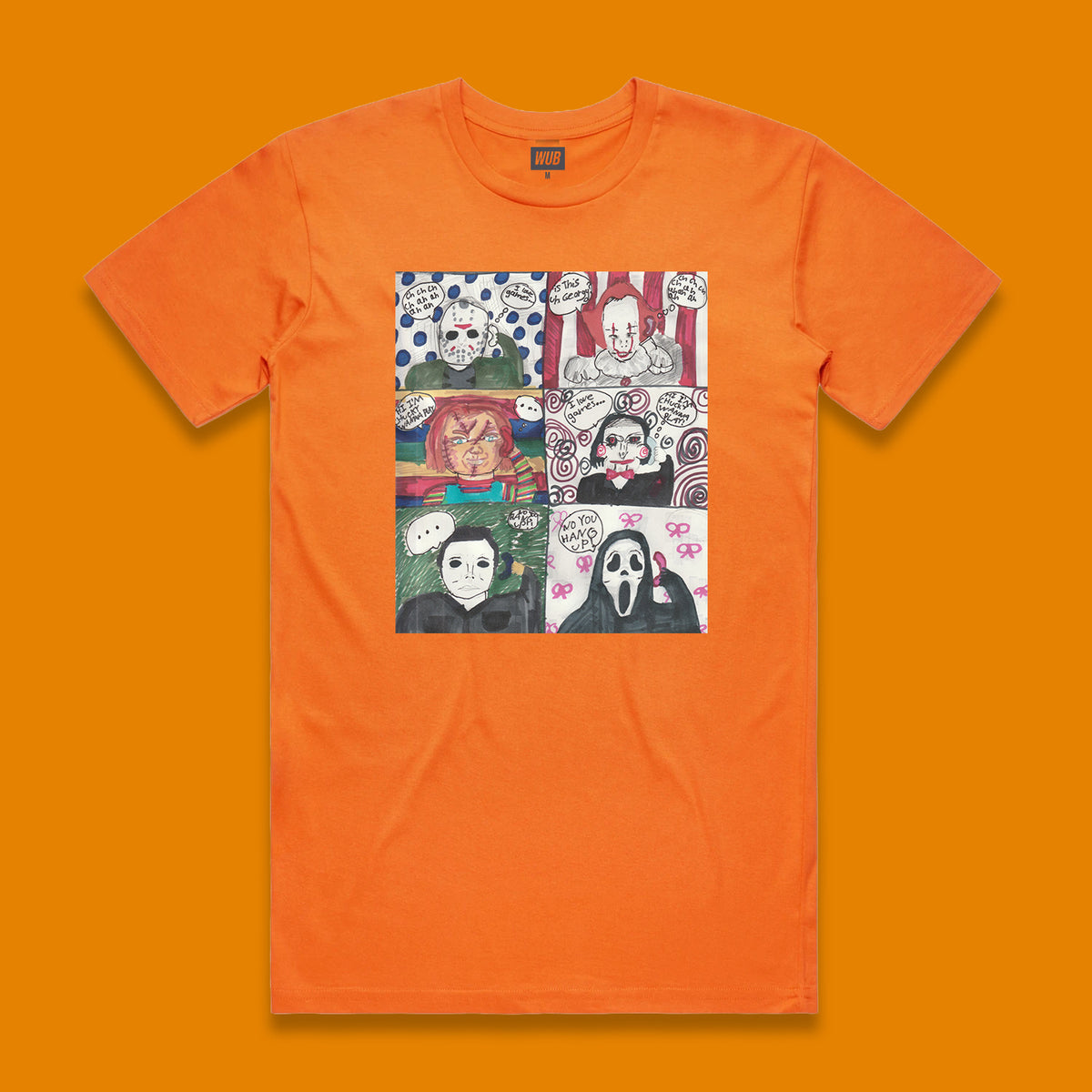 FIONAS 2k26 HALLOWEEN TEE - ORANGE