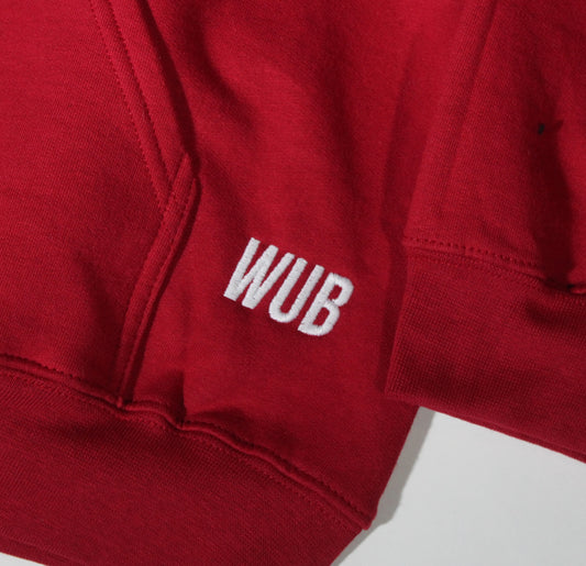 IT TAKES LOVE TO MAKE LOVE HOODIE - CHERRY RED