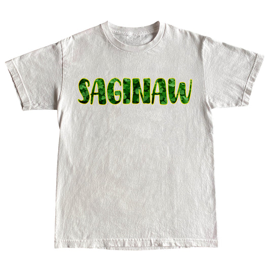 Saginaw Clover Tee - White