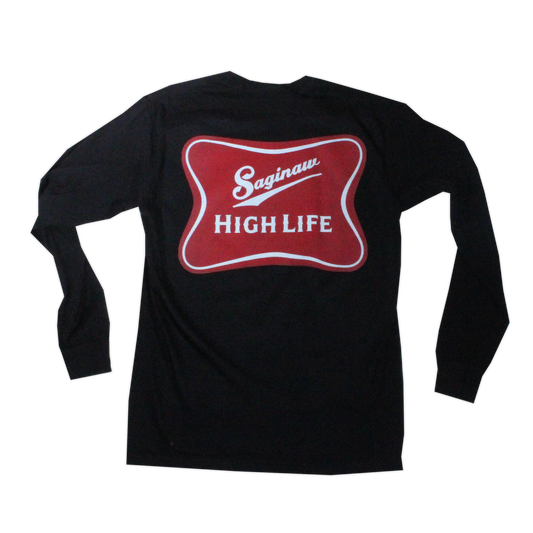 Saginaw Highlife Longsleeve - Black Pigment Dye