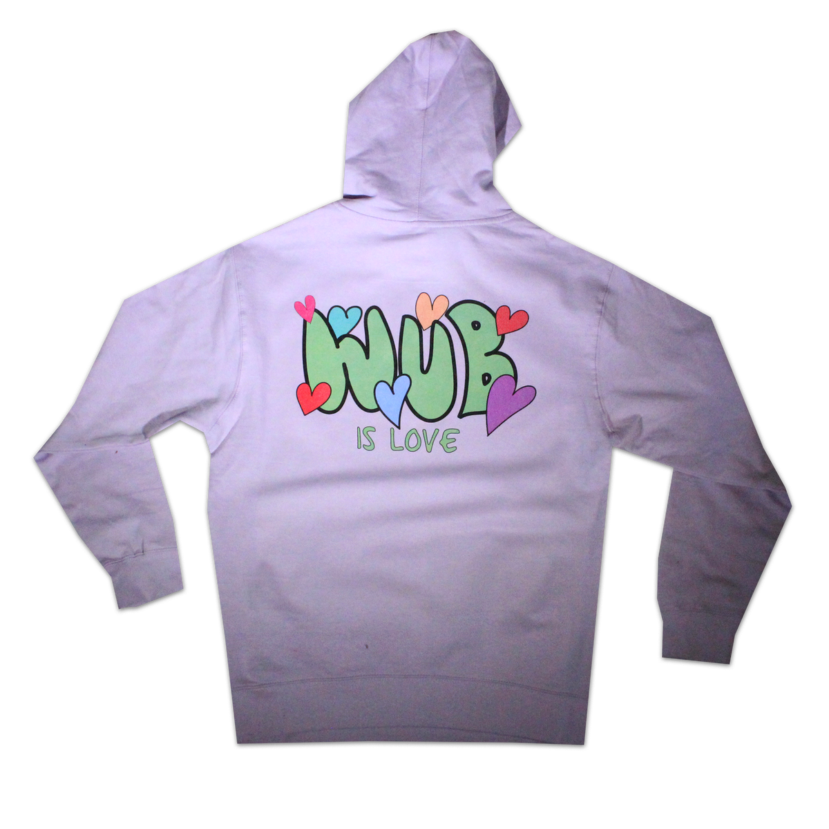 WUB IS LOVE HOODIE - LAVENDER