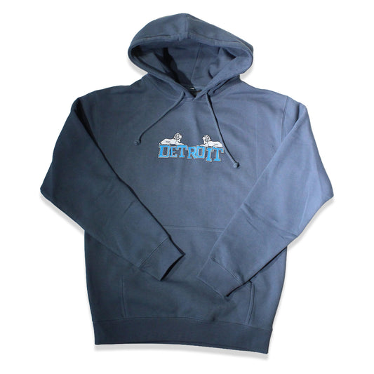 Detroit Football 2k26 Crewneck Sweatshirt - Slate Blue