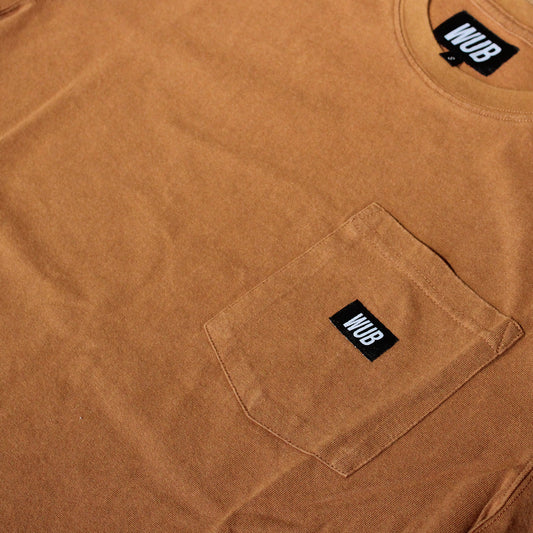 Wub Essentials Heavy Vintage Wash Pocket Shirt - Workwear Brown