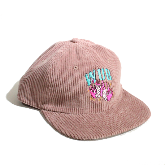 LOVE CHANCE CORDUROY 6-PANEL - DUSTY PINK