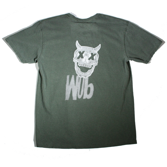 DEAD WUB TEE - MOSS GREEN