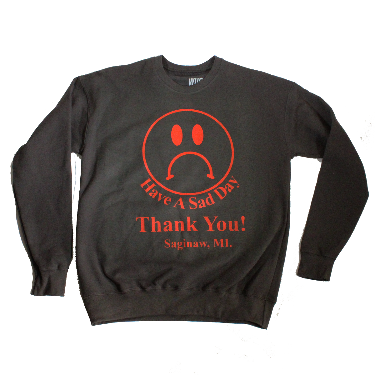 Sad in Saginaw Crewneck - Grey
