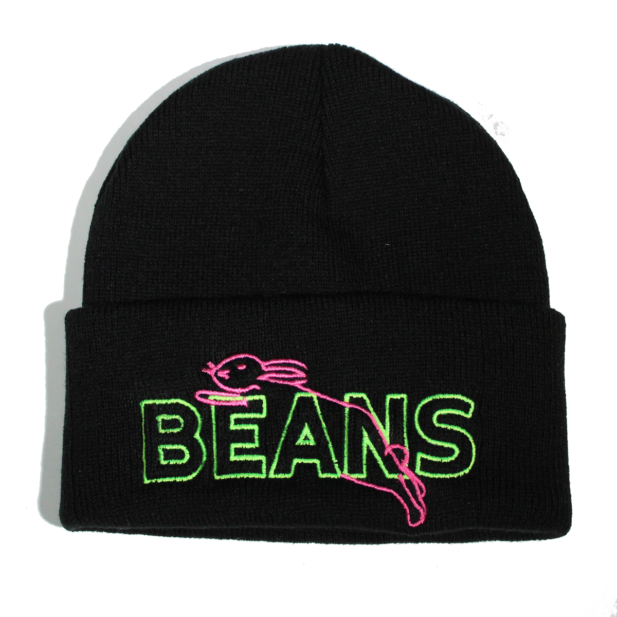 Neon Beans Beanie - Black