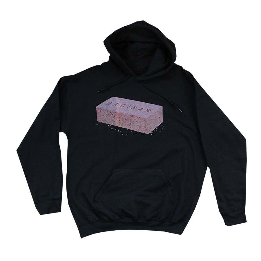 SAGINAW BRICK HOODIE - BLACK
