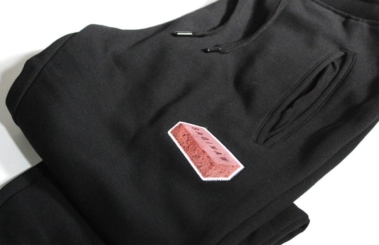 SAGINAW BRICK PREMIUM JOGGERS - BLACK