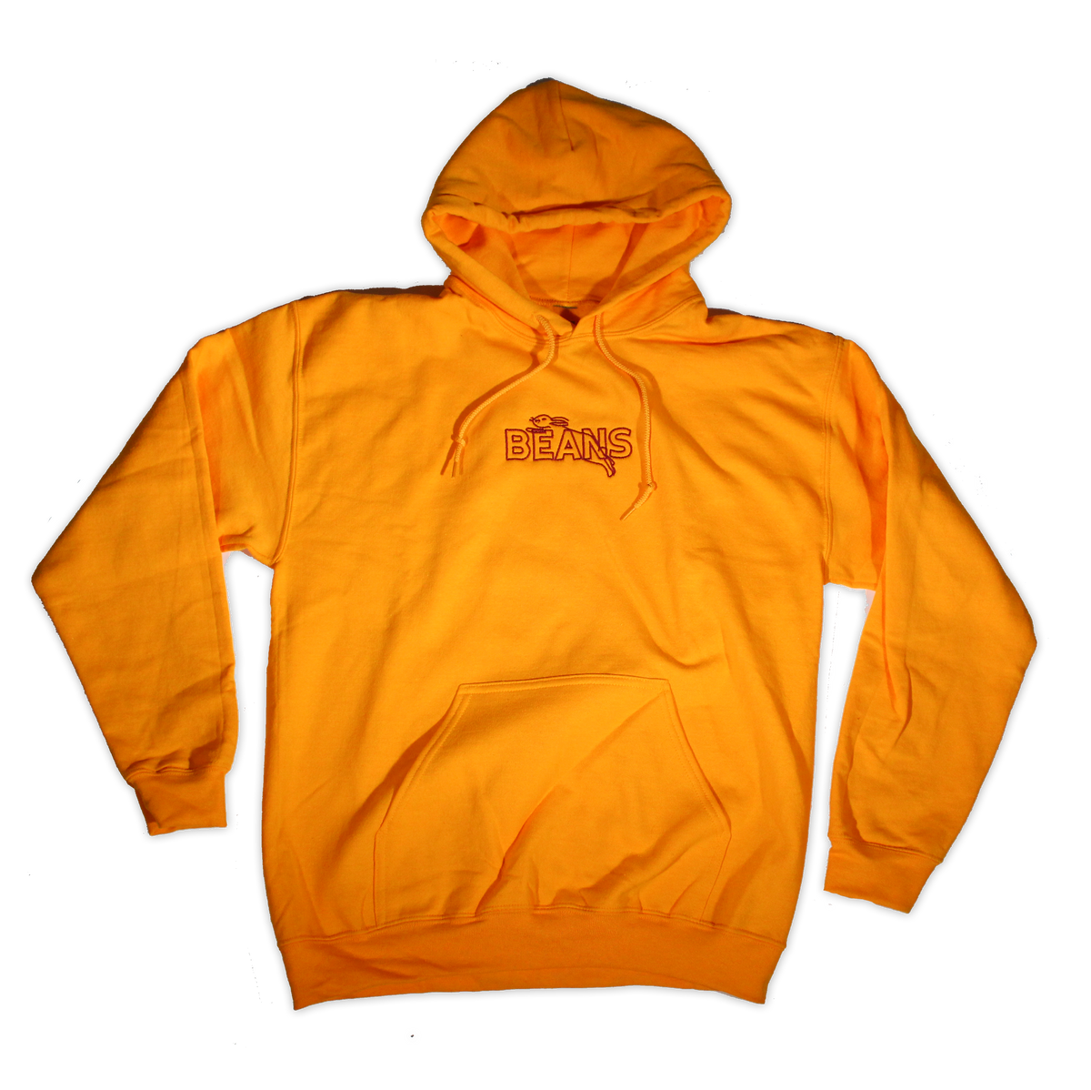 BEANS HOODIE - GOLD / MAROON