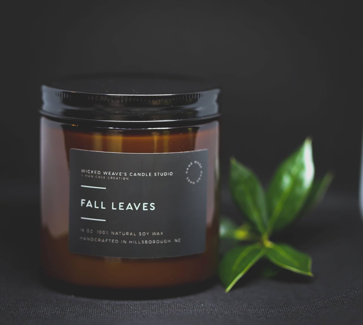 Wicked Weave’s Candle Studio - Fall Leaves Soy Wax Candle (4 Size Options)