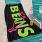 BEANS MICROFIBER BEACH TOWEL (FREE TOTE BAG INCLUDED)