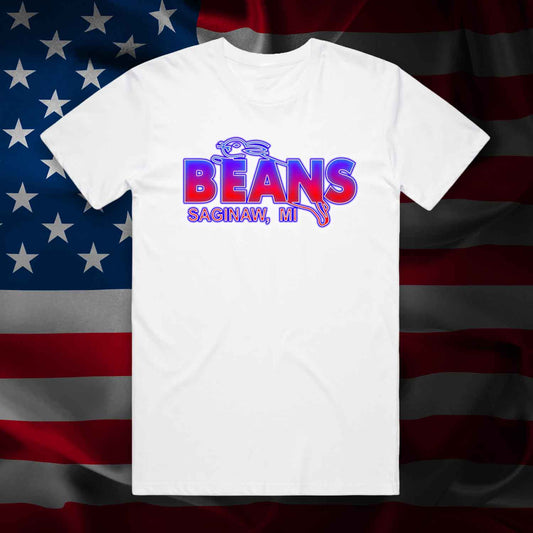 BEANS 4th OF JULY TEE - WHITE