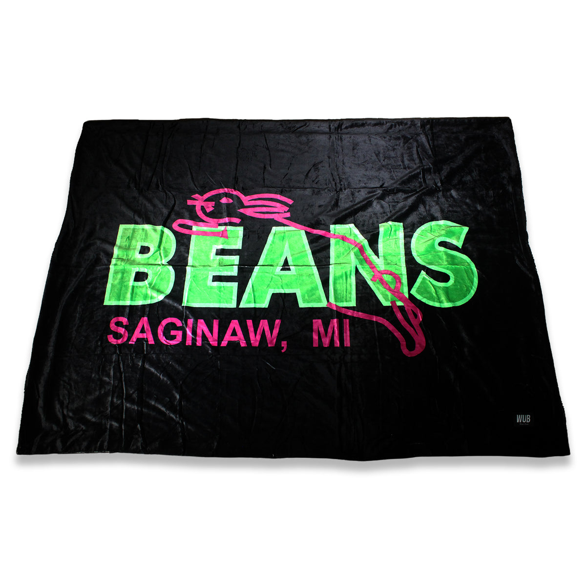 Beans Sherpa Fleece Lined Blanket