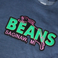 Chenille Beans Crewneck - Blue