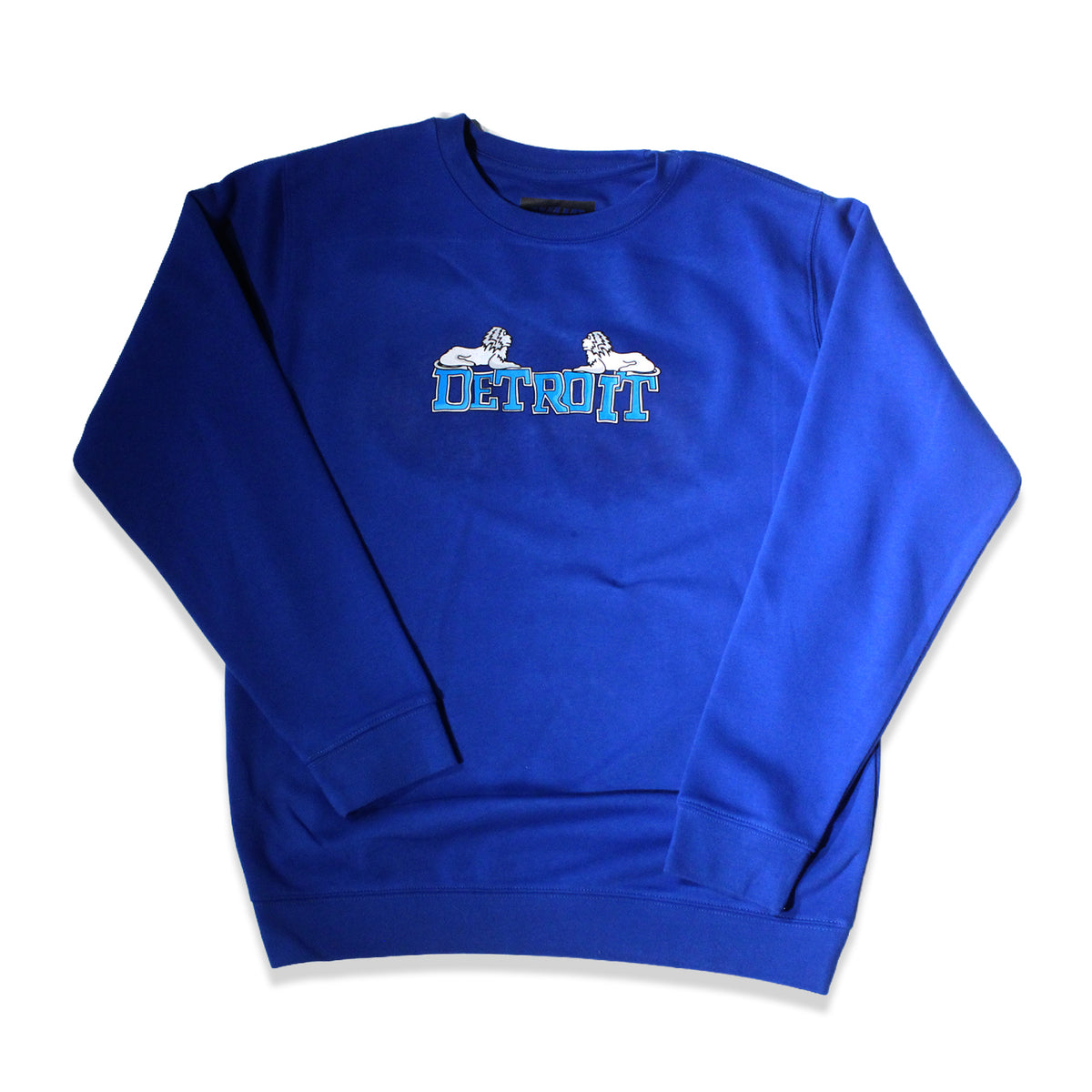 Detroit Football 2k26 Crewneck Sweatshirt - Royal Blue