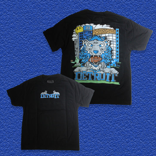 Detroit Football 2k26 Tee - Black