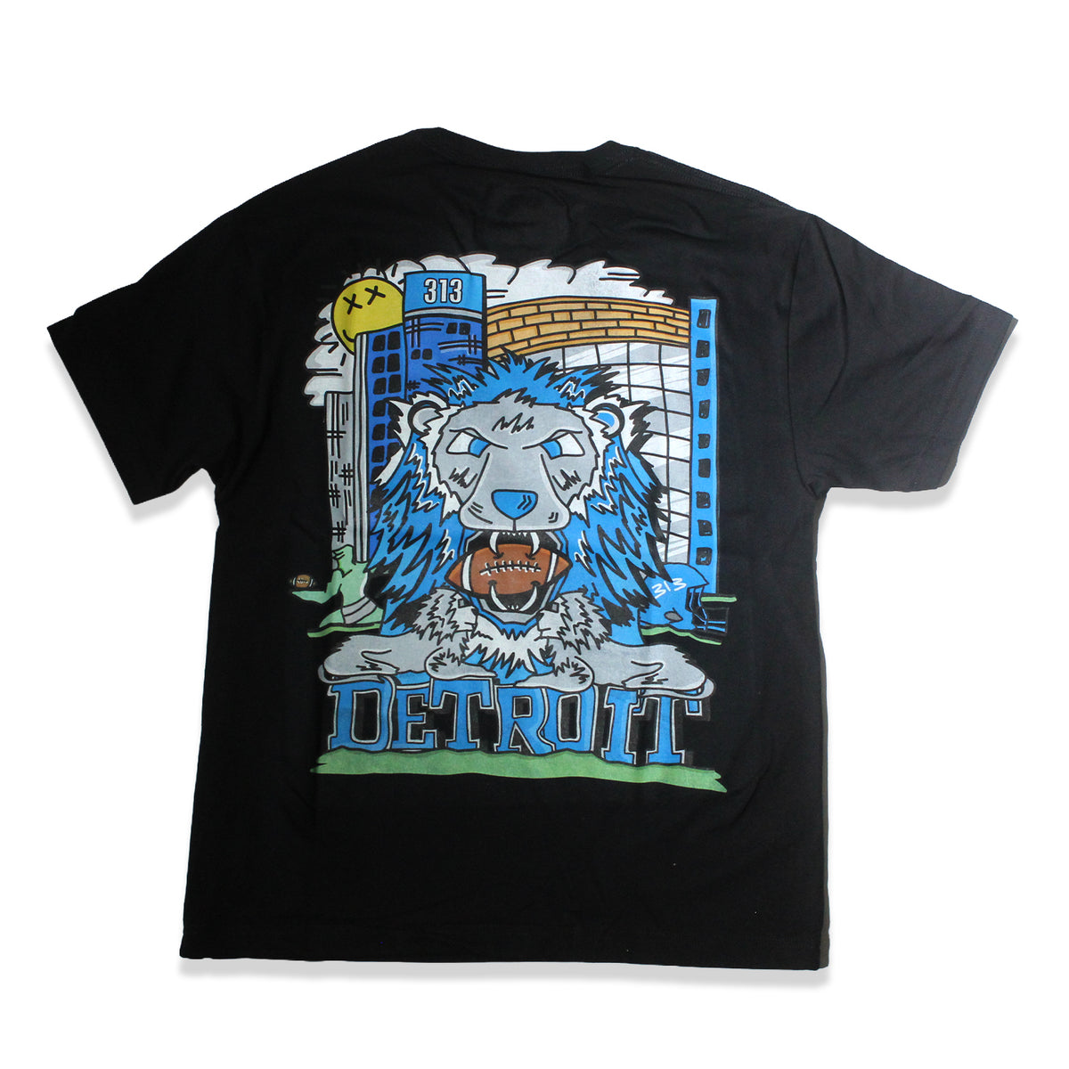 Detroit Football 2k26 Tee - Black