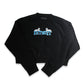 Detroit Football 2k26 Women's Crop Crew - Black