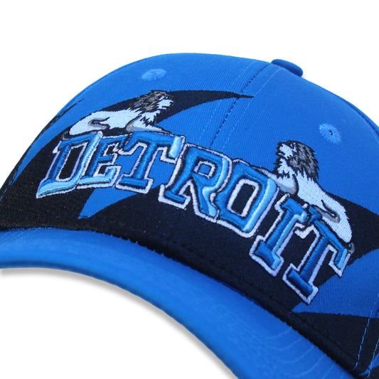 Detroit Retro Sharktooth Snapback - Blue