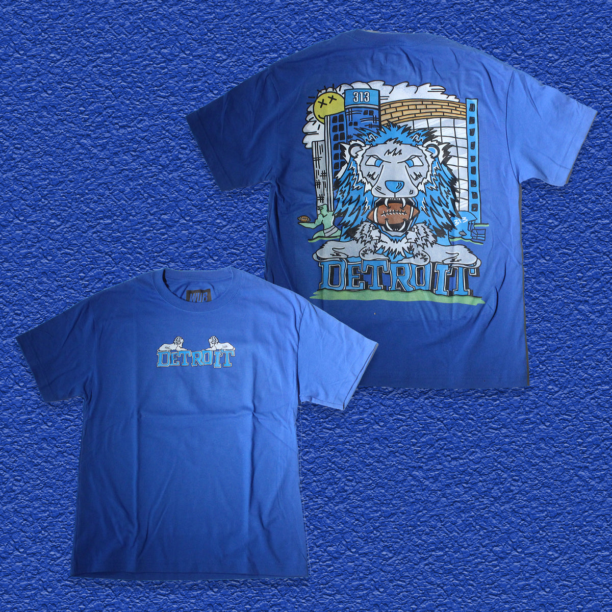 Detroit Football 2k26 Tee - Royal Blue