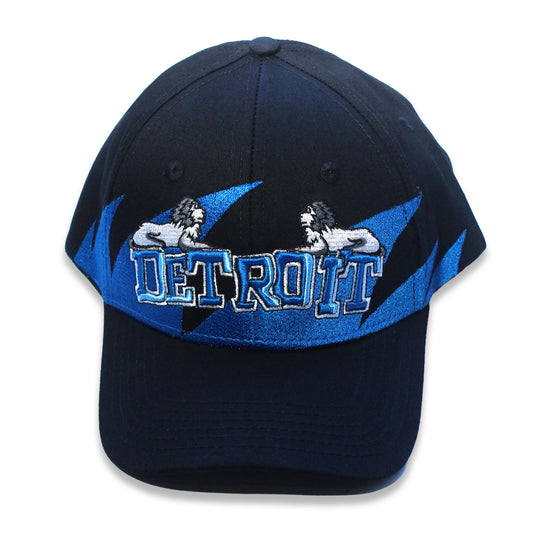 Detroit Retro Sharktooth Snapback - Black