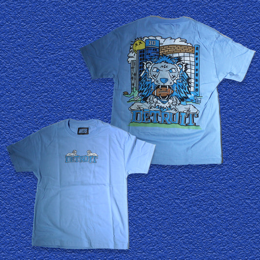 Detroit Football 2k26 Tee - Slate Blue