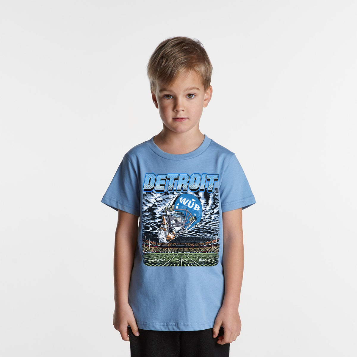 Detroit Wub Toddler / Kids Sizes T-Shirt - Blue