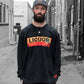 LIQUOR LOTTO WUB - VINTAGE BLACK WAFFLE L/S