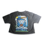 Detroit Football 2k26 Garment Dye Crop- Faded Black