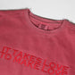 IT TAKES LOVE TO MAKE LOVE PREMIUM PIGMENT CREWNECK - FADED RED