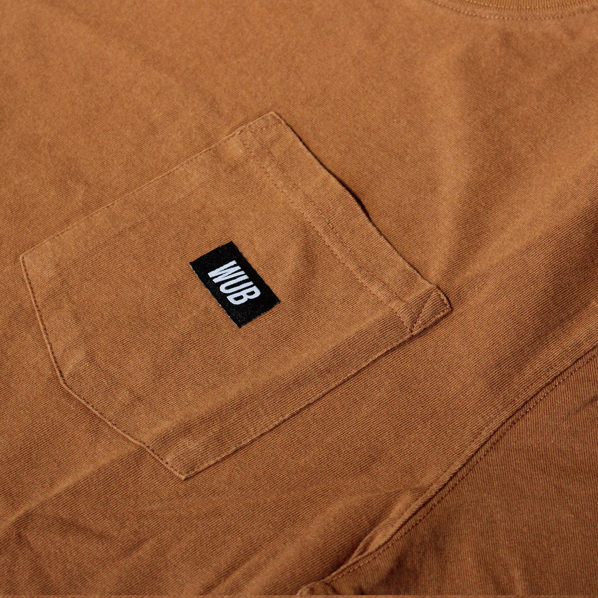 Wub Essentials Heavy Vintage Wash Pocket Shirt - Workwear Brown