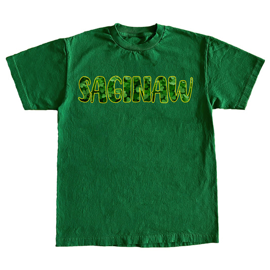 Saginaw Clover Tee - Kelly Green