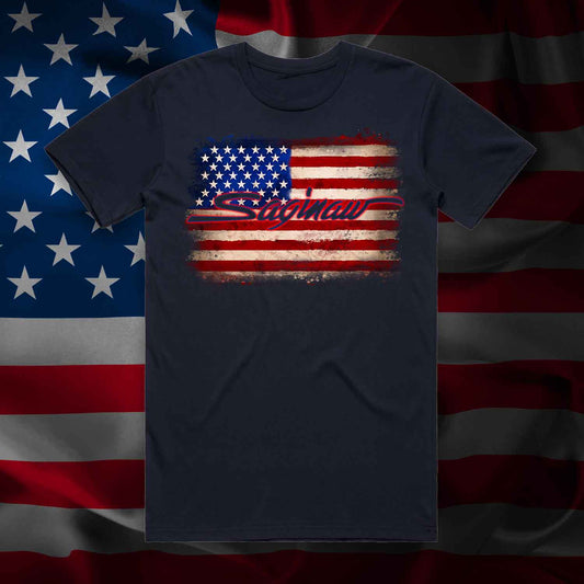 SAGINAW 4th OF JULY TEE - NAVY