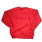 IT TAKES LOVE TO MAKE LOVE CREWNECK - RED