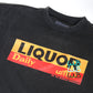 LIQUOR LOTTO WUB - VINTAGE WASH TEE - BLACK