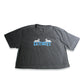 Detroit Football 2k26 Garment Dye Crop- Faded Black