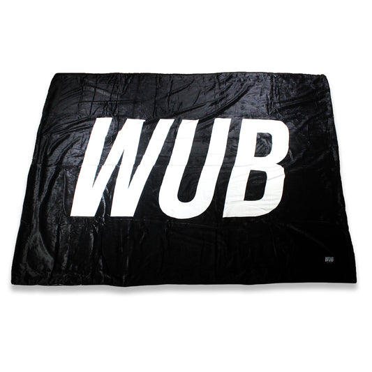 Wub Sherpa Fleece Lined Blanket