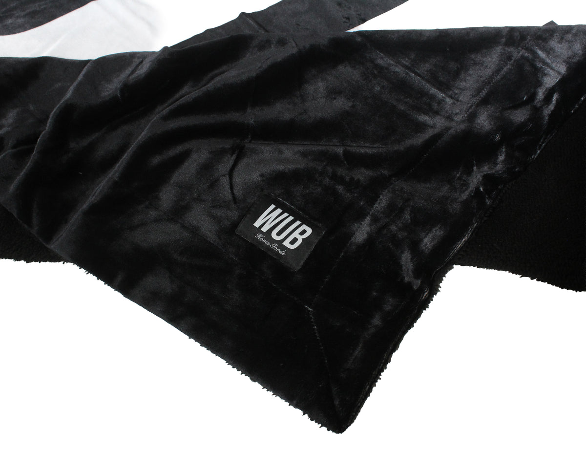 Wub Sherpa Fleece Lined Blanket