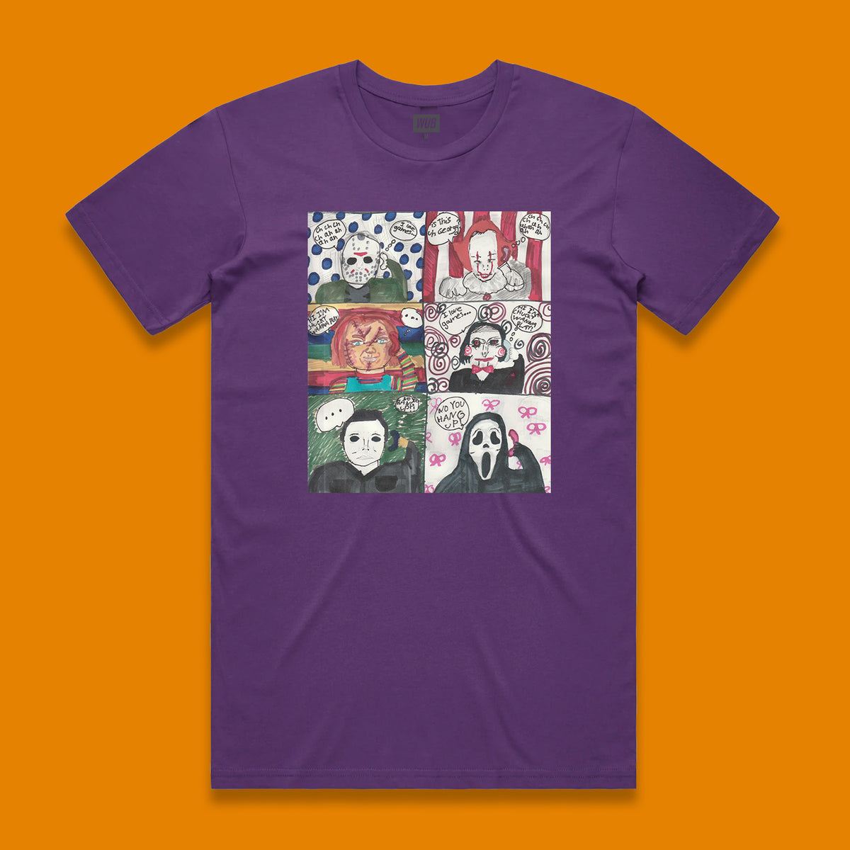 FIONAS 2k26 HALLOWEEN TEE - DEEP PURPLE