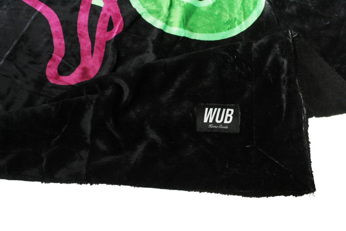 Beans Sherpa Fleece Lined Blanket