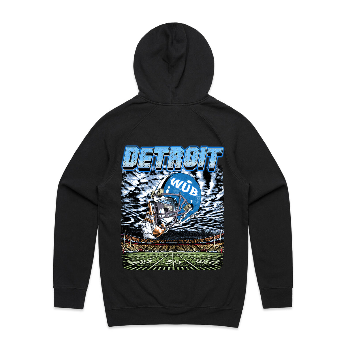 Detroit Wub Hoodie - Black