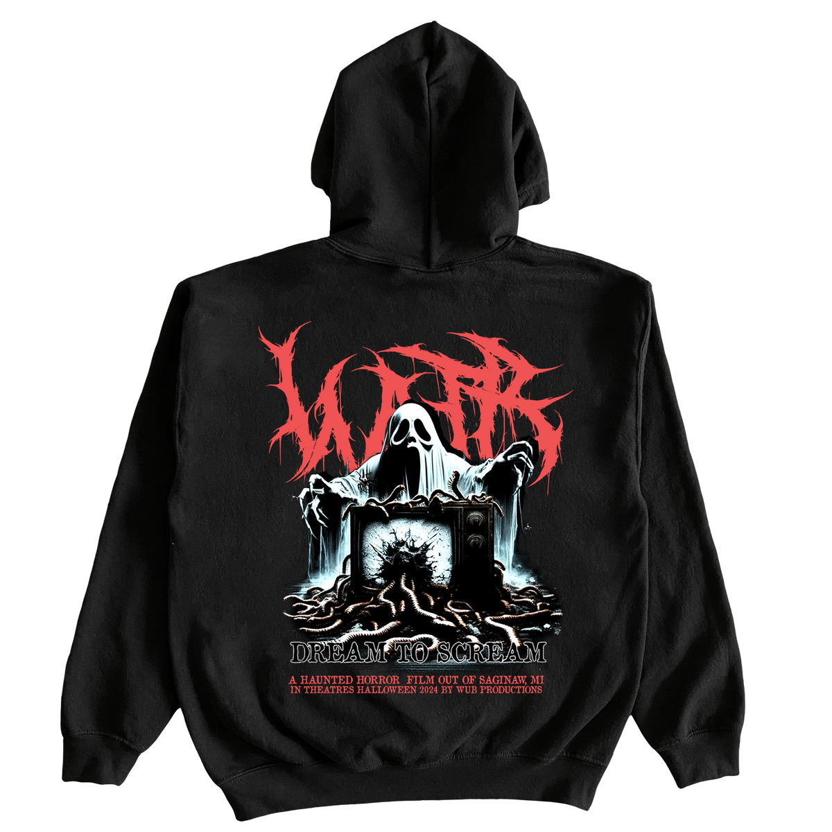 DREAM TO SCREAM HOODIE - BLACK