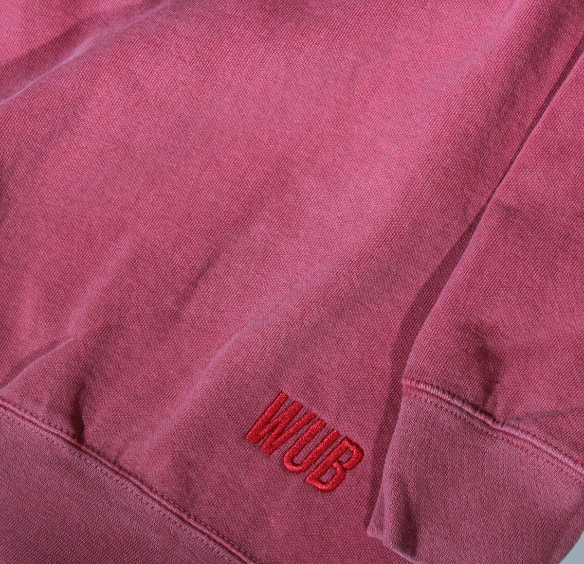IT TAKES LOVE TO MAKE LOVE PREMIUM PIGMENT CREWNECK - FADED RED