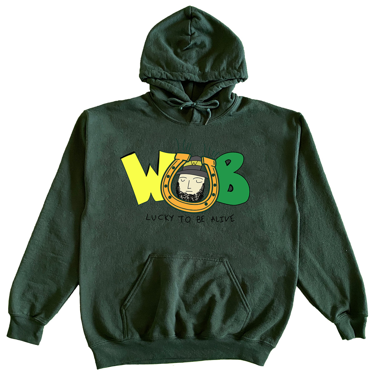 LUCKY TO BE ALIVE HOODIE - FORREST