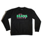 BEANS CHENILLE CREWNECK - BLACK