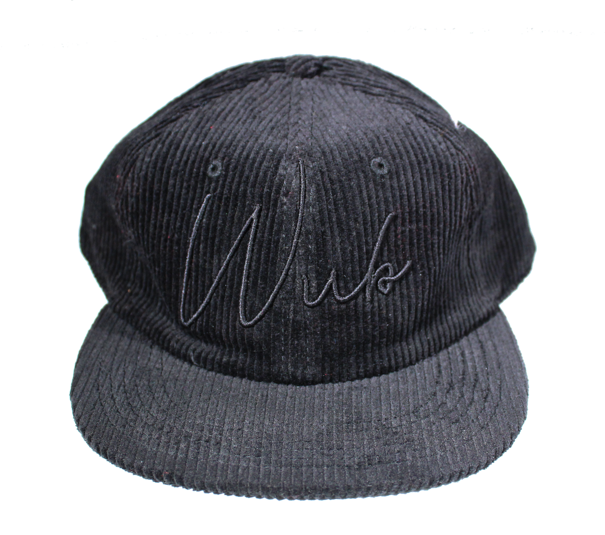 WUB 3D SCRIPT CODUROY 6-PANEL - BLACK