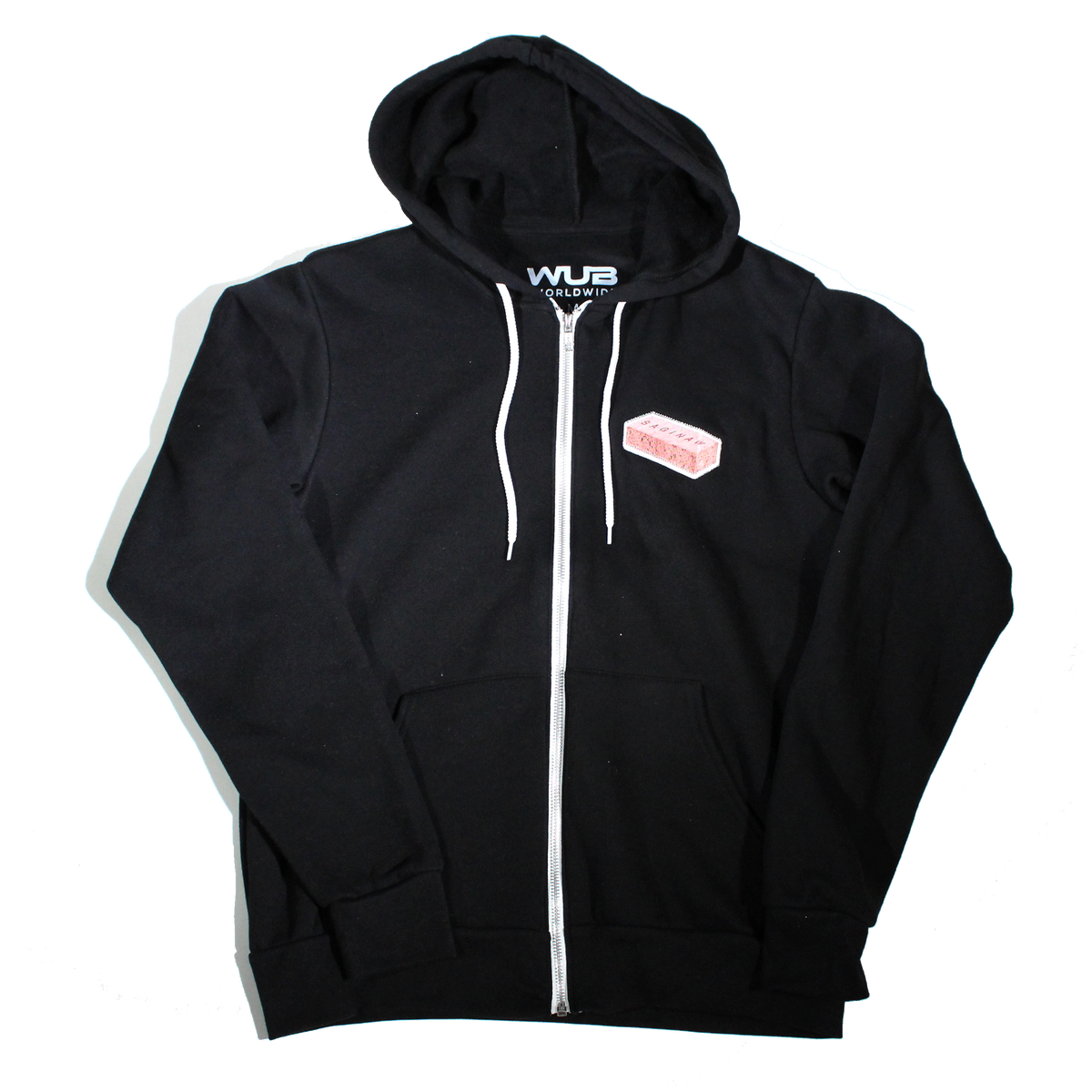 Saginaw Brick Zip Up Sweatshirt - Black