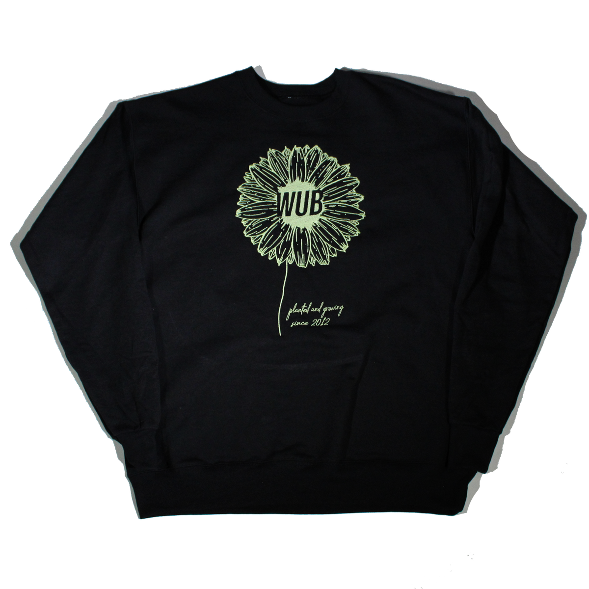 DAISY CREWNECK - BLACK